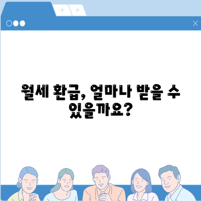 월세 환급제도 조건 및 신청방법