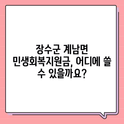 전라북도 장수군 계남면 민생회복지원금 | 신청 | 신청방법 | 대상 | 지급일 | 사용처 | 전국민 | 이재명 | 2024