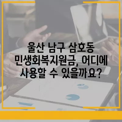 울산시 남구 삼호동 민생회복지원금 | 신청 | 신청방법 | 대상 | 지급일 | 사용처 | 전국민 | 이재명 | 2024