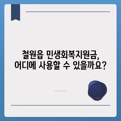 강원도 철원군 철원읍 민생회복지원금 | 신청 | 신청방법 | 대상 | 지급일 | 사용처 | 전국민 | 이재명 | 2024