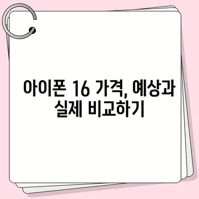 아이폰16 가격이 얼마나 오르는지 확인하는 방법