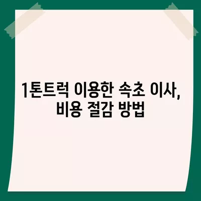 강원도 속초시 교동 포장이사비용 | 견적 | 원룸 | 투룸 | 1톤트럭 | 비교 | 월세 | 아파트 | 2024 후기