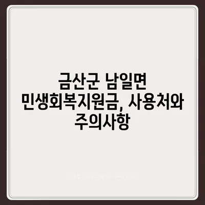 충청남도 금산군 남일면 민생회복지원금 | 신청 | 신청방법 | 대상 | 지급일 | 사용처 | 전국민 | 이재명 | 2024