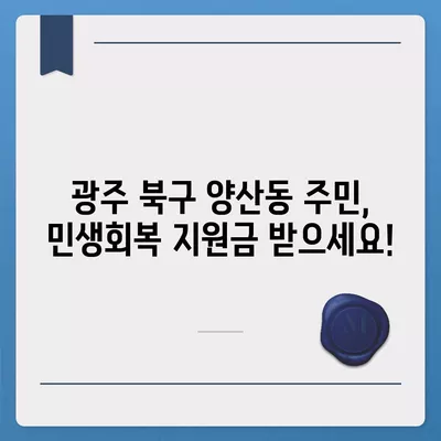 광주시 북구 양산동 민생회복지원금 | 신청 | 신청방법 | 대상 | 지급일 | 사용처 | 전국민 | 이재명 | 2024