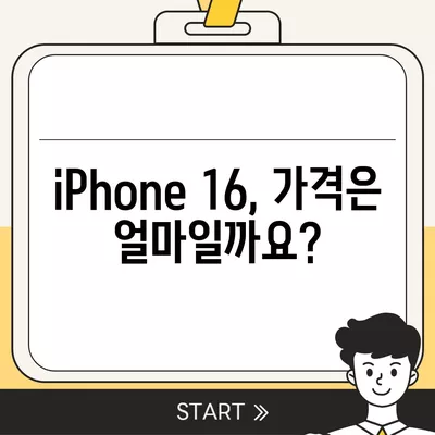 iPhone 16 출시일, 가격, dizayn, 1차 출시국 정보