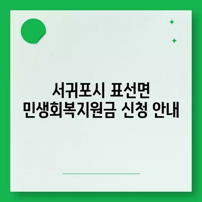 제주도 서귀포시 표선면 민생회복지원금 | 신청 | 신청방법 | 대상 | 지급일 | 사용처 | 전국민 | 이재명 | 2024