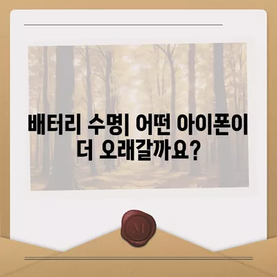 아이폰15 대 아이폰16 | 스펙 비교