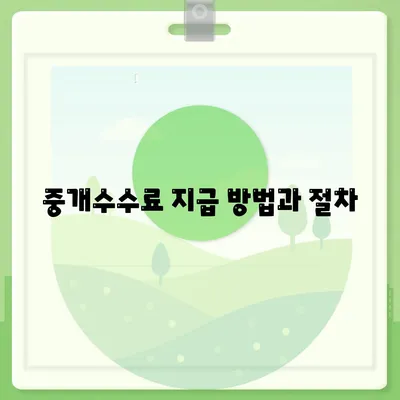 계약 만료 전 이사 시 중개수수료 처리