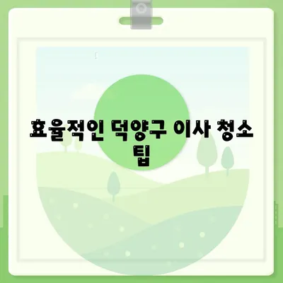 덕양구 이사 청소 | 센트럴푸르지오 이사 청소 프로세스