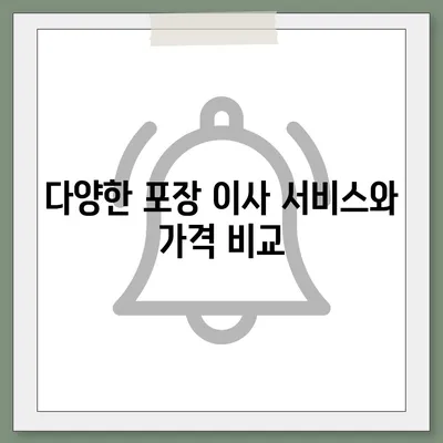 아파트 원룸 포장 이사 비용 정보