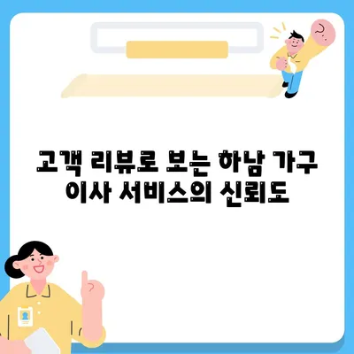 하남에서 가구 이사를 위한 믿을 수 있는 파트너