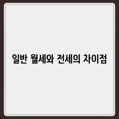 월세 계약 종류와 이사 시 유의 사항