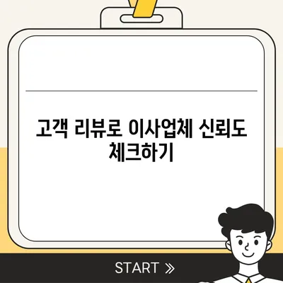 포장 이사업체 선택을 위한 실용적인 팁