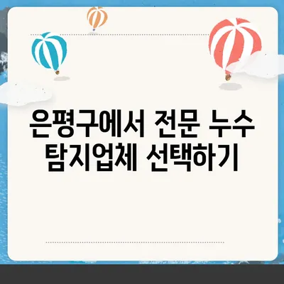 빌라 누수 책임 시 은평구 누수 탐지 팁