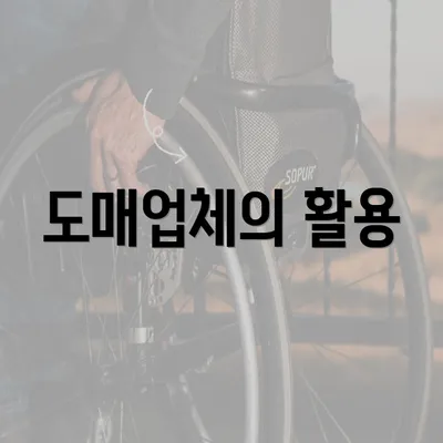 도매업체의 활용