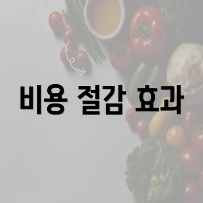 비용 절감 효과