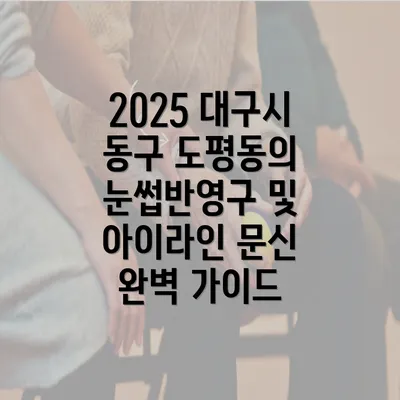 2025 대구시 동구 도평동의 눈썹반영구 및 아이라인 문신 완벽 가이드