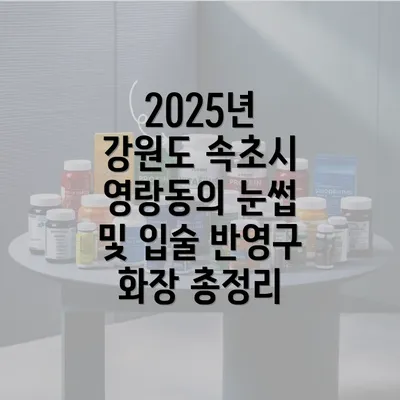 2025년 강원도 속초시 영랑동의 눈썹 및 입술 반영구 화장 총정리