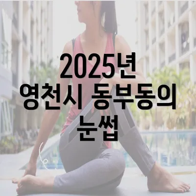 2025년 영천시 동부동의 눈썹