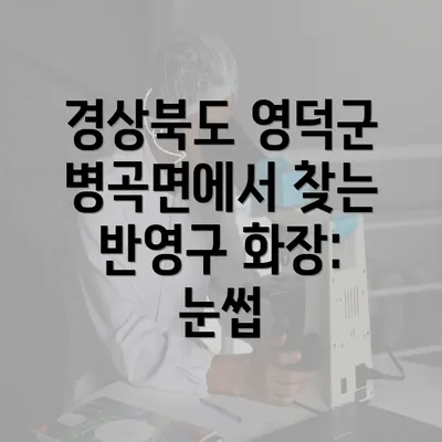 경상북도 영덕군 병곡면에서 찾는 반영구 화장: 눈썹