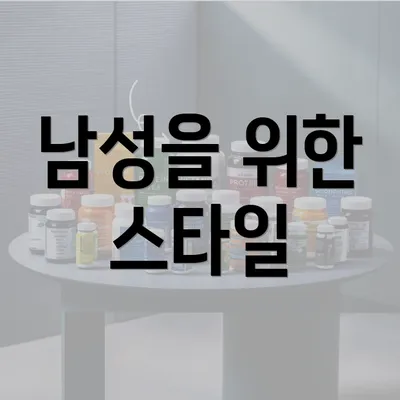 남성을 위한 스타일