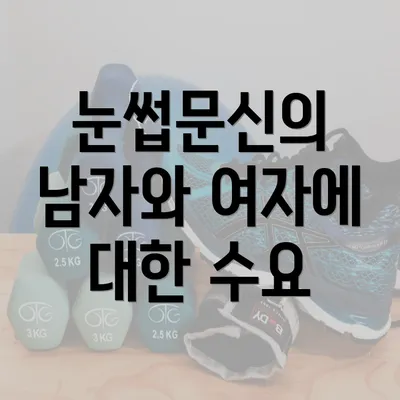 눈썹문신의 남자와 여자에 대한 수요