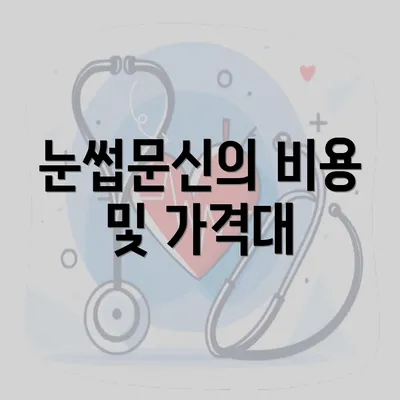 눈썹문신의 비용 및 가격대