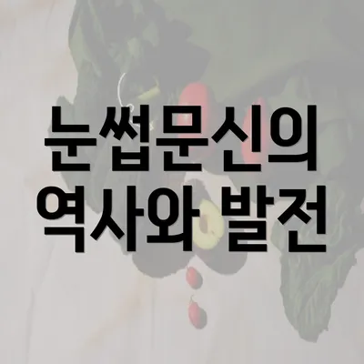 눈썹문신의 역사와 발전