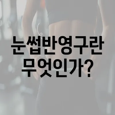 눈썹반영구란 무엇인가?