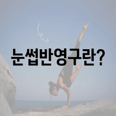 눈썹반영구란?