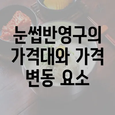 눈썹반영구의 가격대와 가격 변동 요소