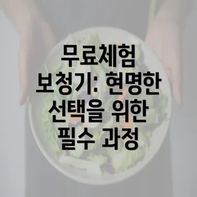 무료체험 보청기: 현명한 선택을 위한 필수 과정