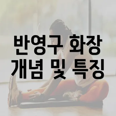 반영구 화장 개념 및 특징