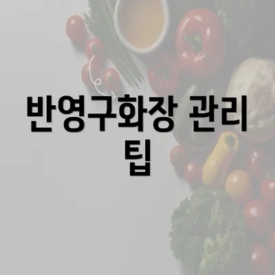 반영구화장 관리 팁