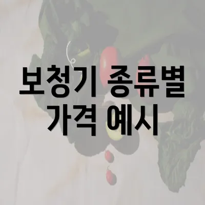 보청기 종류별 가격 예시