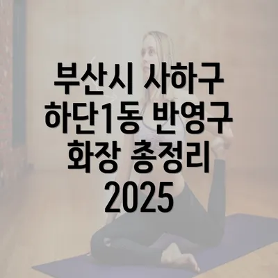 부산시 사하구 하단1동 반영구 화장 총정리 2025