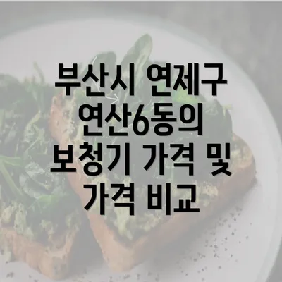 부산시 연제구 연산6동의 보청기 가격 및 가격 비교