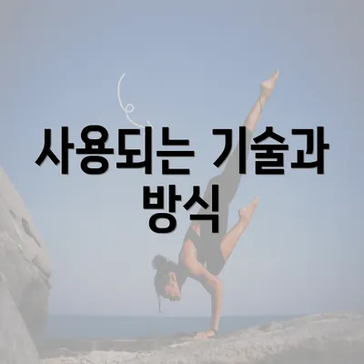 사용되는 기술과 방식