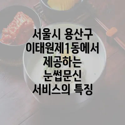 서울시 용산구 이태원제1동에서 제공하는 눈썹문신 서비스의 특징