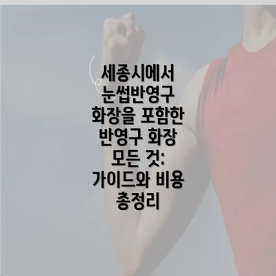 세종시에서 눈썹반영구 화장을 포함한 반영구 화장 모든 것: 가이드와 비용 총정리