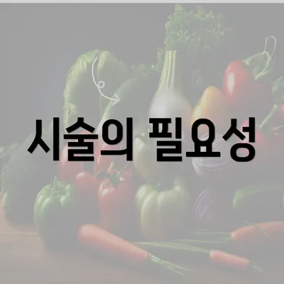 시술의 필요성