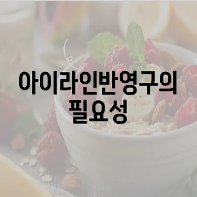 아이라인반영구의 필요성