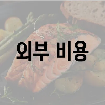 외부 비용