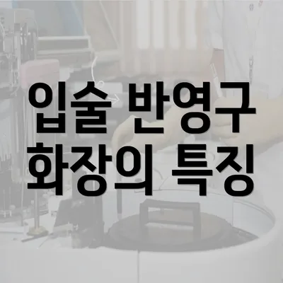 입술 반영구 화장의 특징