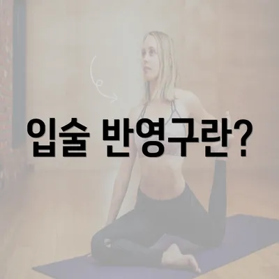 입술 반영구란?