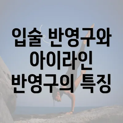 입술 반영구와 아이라인 반영구의 특징