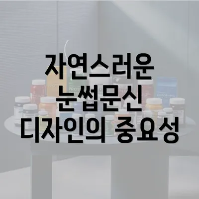 자연스러운 눈썹문신 디자인의 중요성