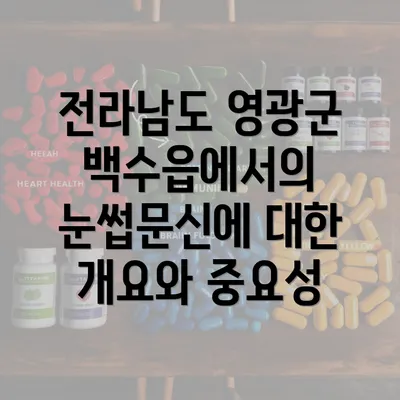 전라남도 영광군 백수읍에서의 눈썹문신에 대한 개요와 중요성