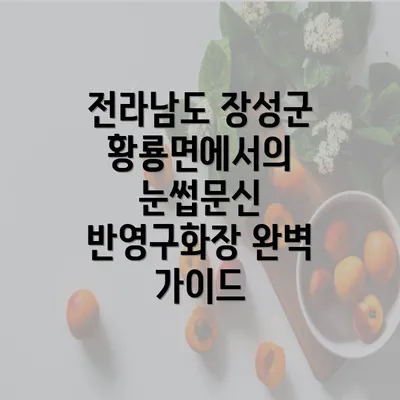 전라남도 장성군 황룡면에서의 눈썹문신 반영구화장 완벽 가이드