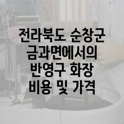 전라북도 순창군 금과면에서의 반영구 화장 비용 및 가격